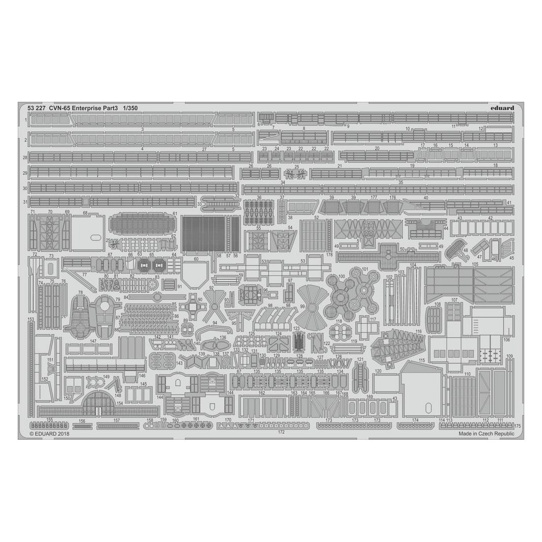 Eduard CVN-65 Enterprise pt.3 for Tamiya (53227)