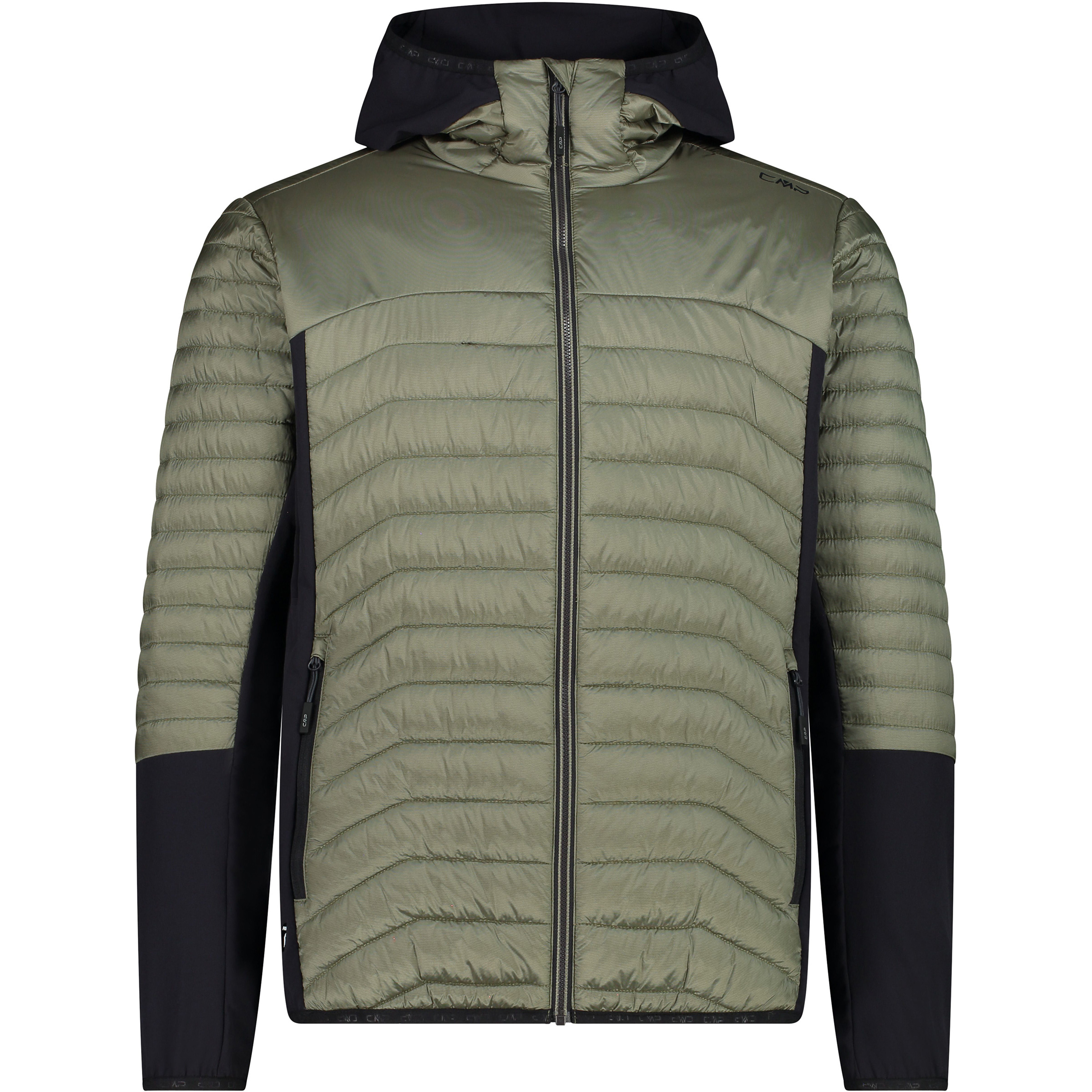 CMP Hybrid Herren Kunstfaserjacke beige Größe XXL Trekking Wasserabweisend Wasserabweisend