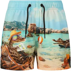 ZigZag Sealife Boardshorts Kinder 3770 - print crocodiles 10 (140)