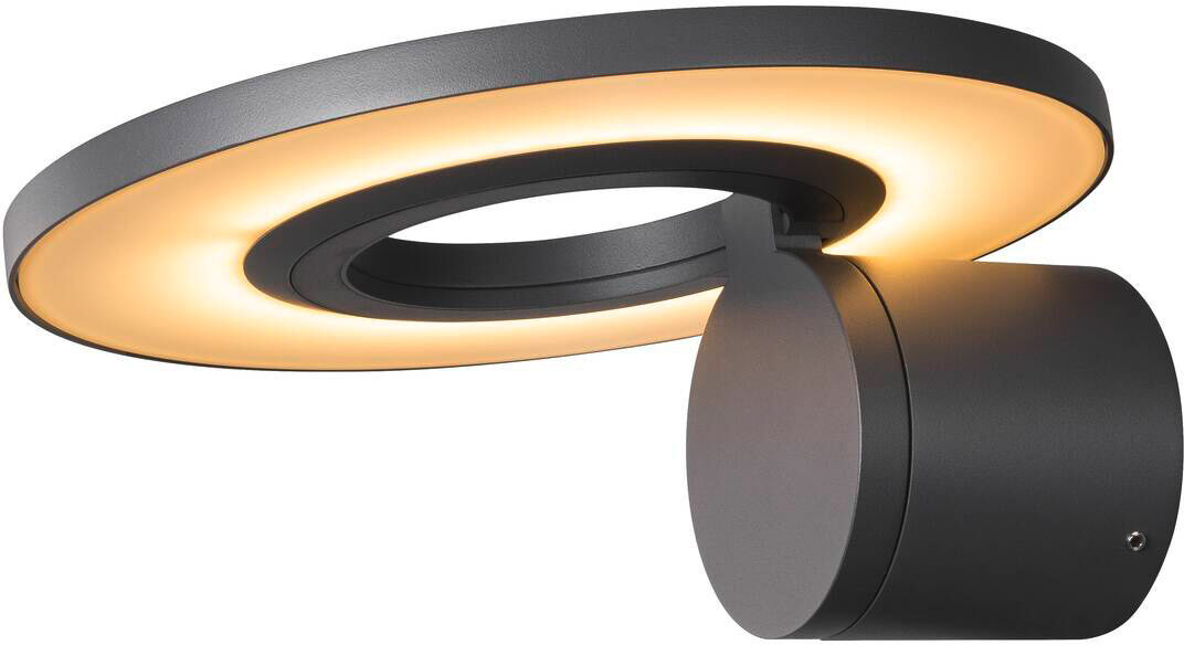 Slv I-Ring, Wandaufbauleuchte, 9,2w, 3000k, Anthrazit - Aufbaustrahler
