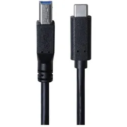 D2 Diffusion C ble USB-C 3.0/USB B 2m - noir - 5Gbit/s (2 m), USB Kabel