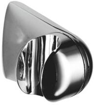Herzbach Handbrausehalter Living Spa Retro Kunststoff, drehbar, weiß-gold