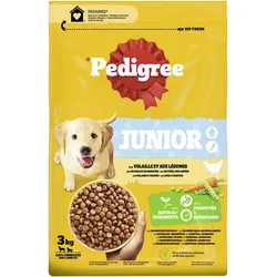 Pedigree Junior Gelfügel + Gemüse 1x3 kg