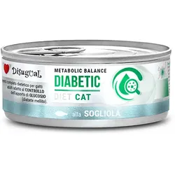Disugual Karma Nassfutter für Katzen – Veterinär DIABETIC Sola (für ausgewachsene Katzen) 85g