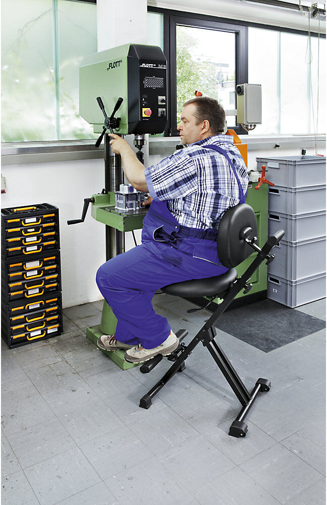 XXL-Stehhilfe, mit Fußstütze, Höhenverstellbereich 550 - 770 mm meychair
