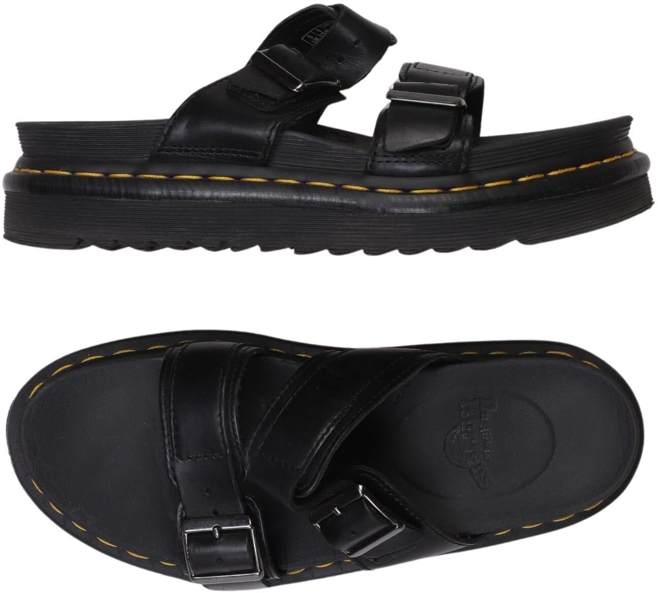 Dr. Martens Damen Sandalen, Schwarz, Gr. EU 38, Leder - Second Hand
