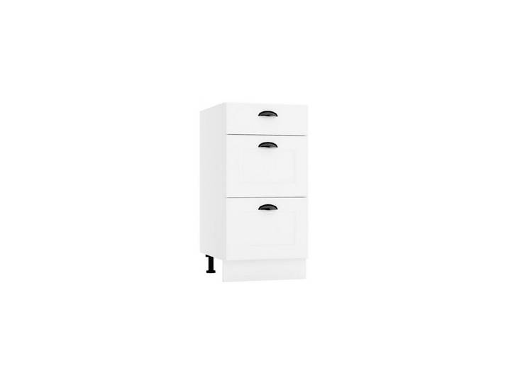 ROYAL24_MARKT Unterschrank D40S3 - Elvara - 3 Schubladen für Organisation (Küchen Unterschrank, 1-St., Premium - Elvara) Top Qualität - Modernes Design - Feinste Materialien