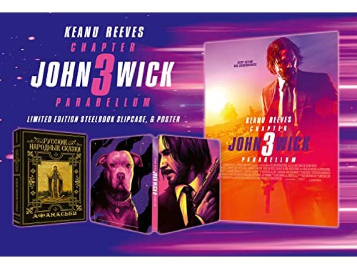 John Wick: Chapter 3 - Parabellum (Steelbook 4K Blu-ray 2023)