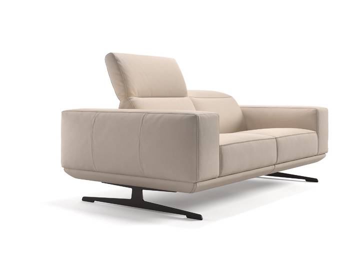 Leder 2-Sitzer Sofa MERANO Designer Couch Designsofa