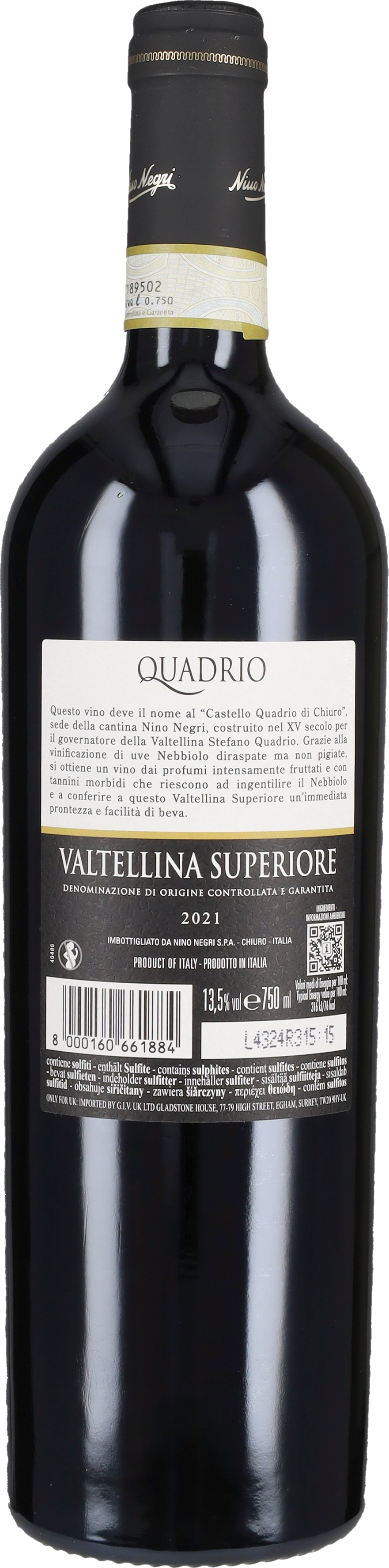 Valtellina Superiore 'Quadrio' Nino Negri 2022