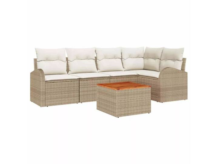 VidaXL - Modulares sofa poly-rattan, One Size, Multicolor