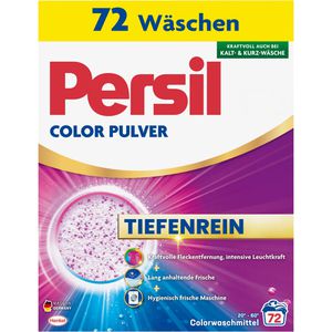 Persil Waschmittel Color Tiefenrein, Pulver, 3,96 kg, Waschladungen 72