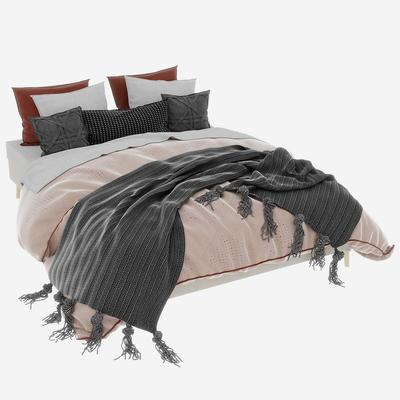 OKWISH Bett 160x200 Stoffgestell modern stabil flexibel Kopfteil anpassbar minimalistisches Design komfortabel Beige