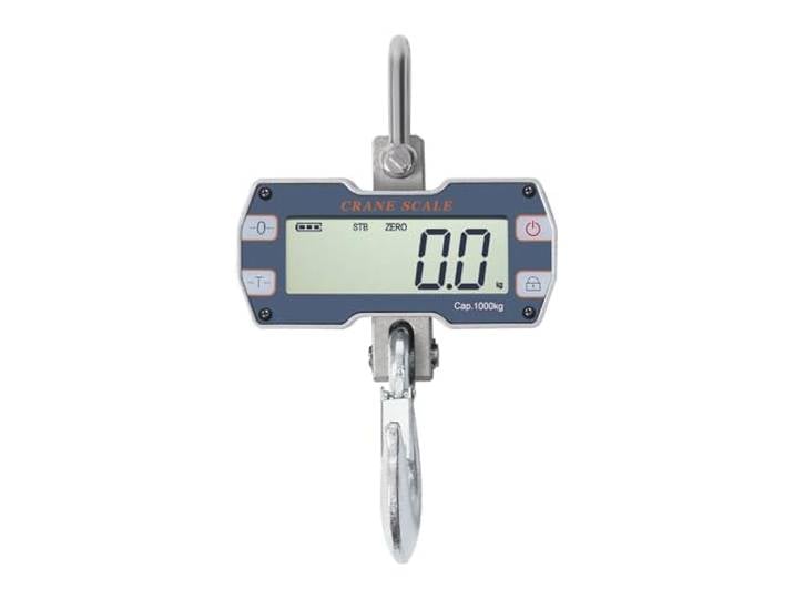 Hängewaage, Digitale Kranwaage mit 1000 kg Kapazität, LCD-Display, robuste Hängewaage, Industriewaage Haken