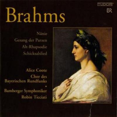 Coote/Ticciati/BR-Chor/Bamberger SO: Nänie/Gesang Der Parzen - Johannes Brahms, CD, 0812973011675
