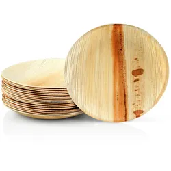 Palmblatt-Teller, rund, kompostierbar, Ø 25 cm: 3600 Stück