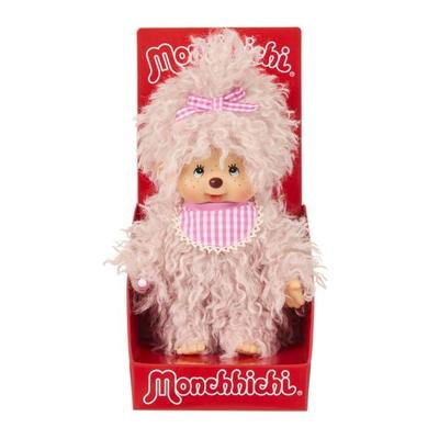 Monchhichi 20cm Fluffy Pink Girl