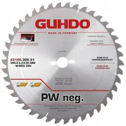 Guhdo HW Piano plus Kappkreissägeblatt 2109 PW negativ 2109.350.31 42 W-neg.