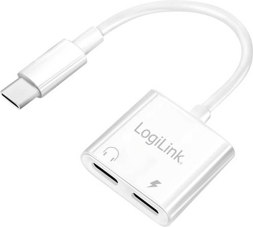 LogiLink USB-C, Audio Adapter [1x USB-C - 1x USB-C Buchse, USB-C Buchse (Power Delivery)] UA0433