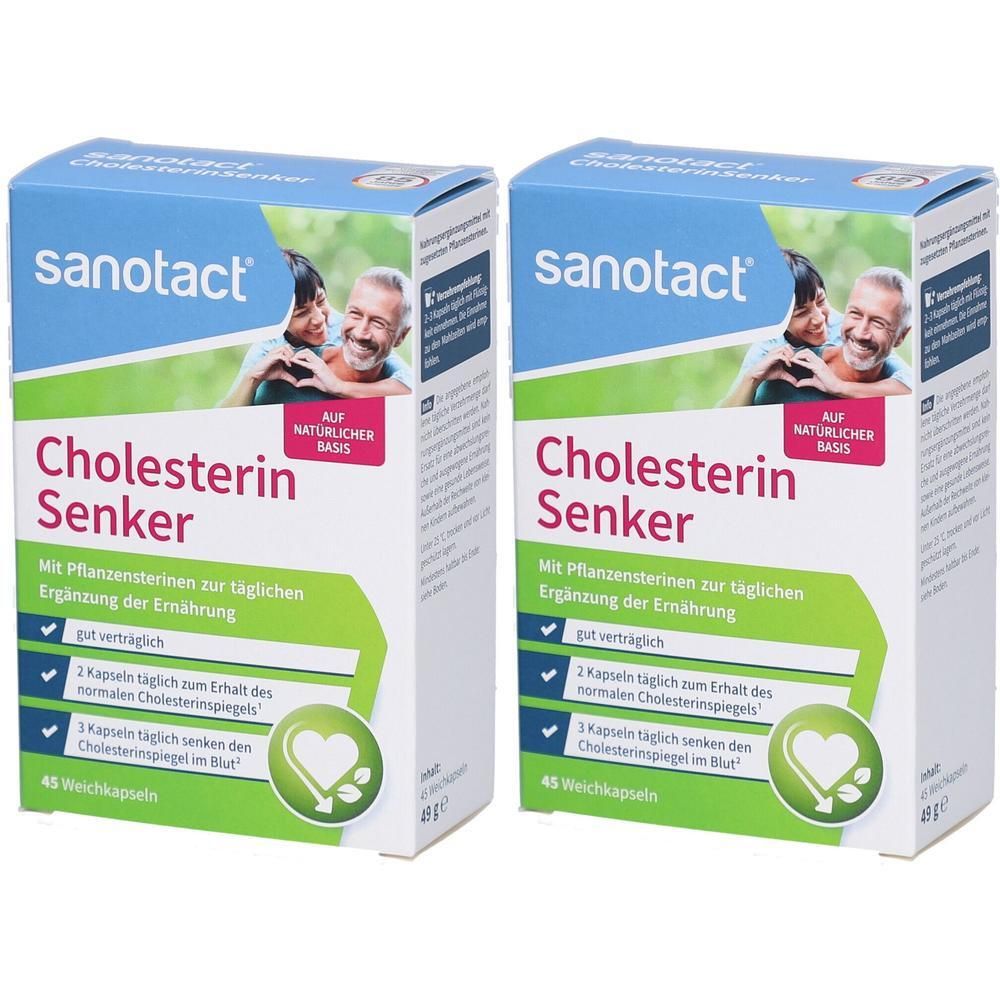Sanotact Cholesterin Senker Weichkapseln 2x 2x45 St