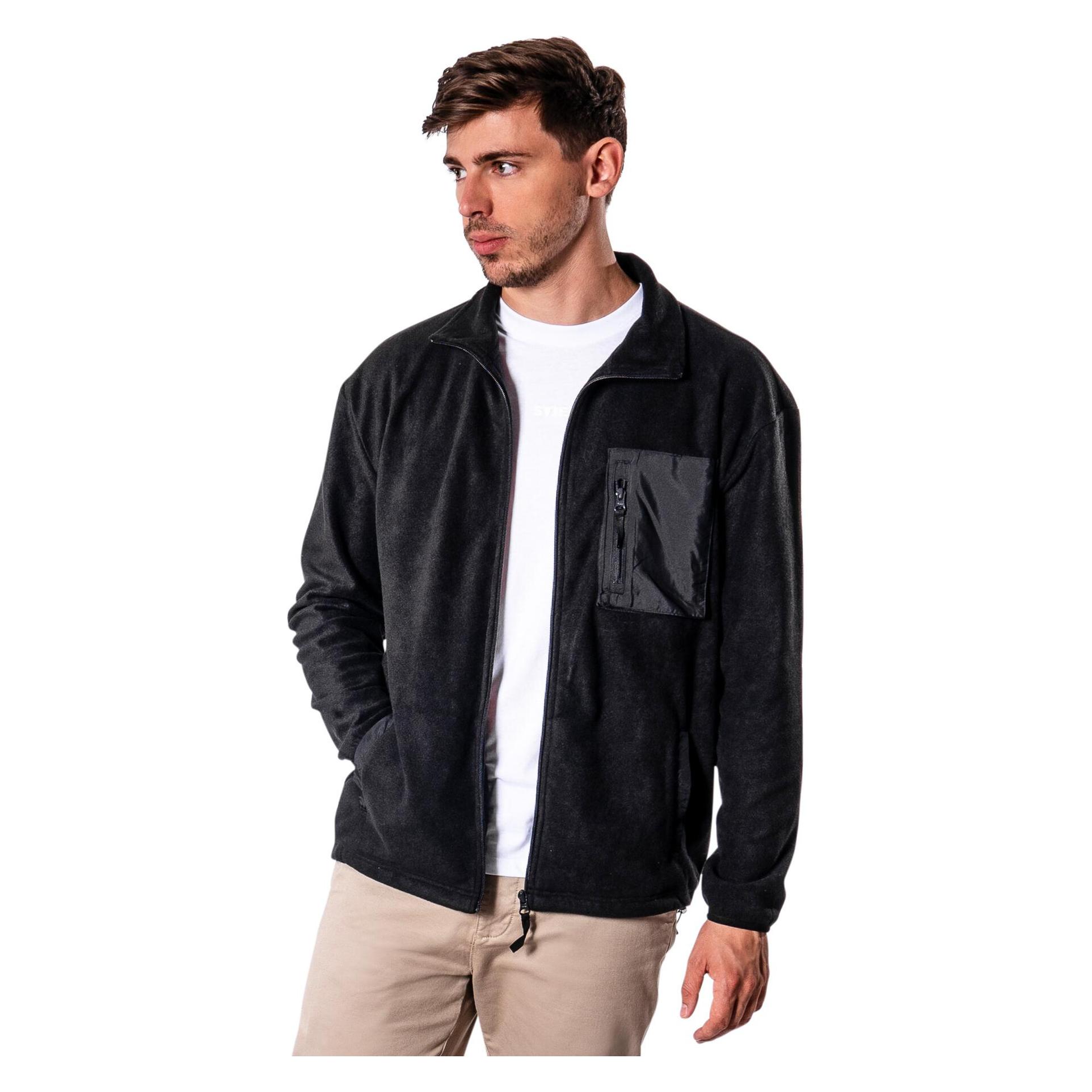 Stier Zip Fleece L Black (L) (78342146)