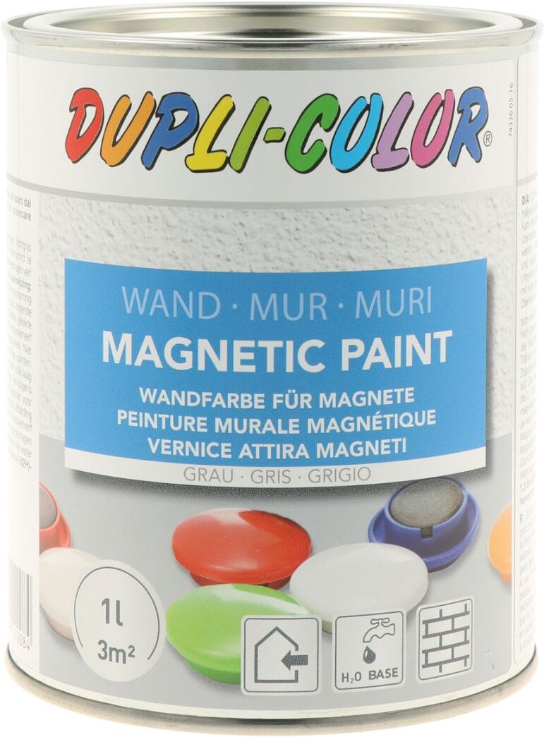 european aerosols DUPLI-COLOR Magnetic Paint grau, 1 l