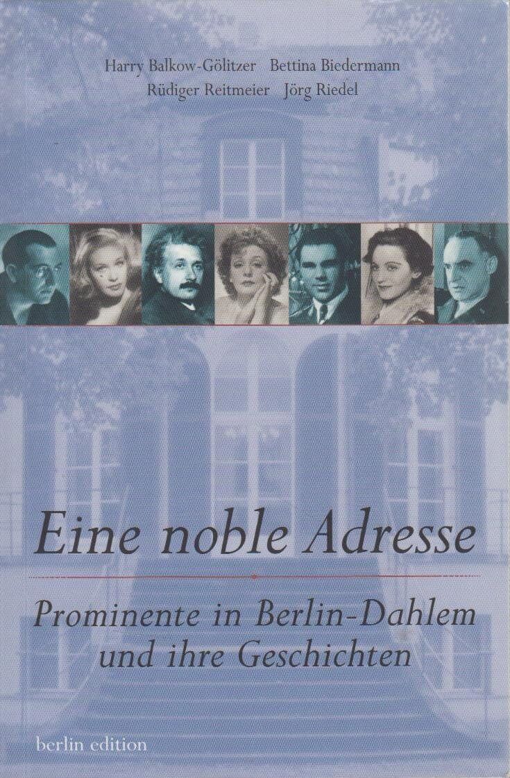 Harry Balkow-Gölitzer - Eine noble Adresse - Preis vom 09.10.2026 07:28:09 h