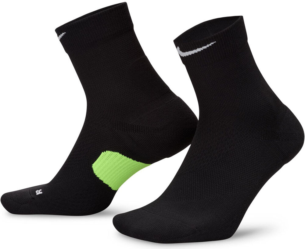Nike fast midweight 1p calcetines running Negro (34-38)