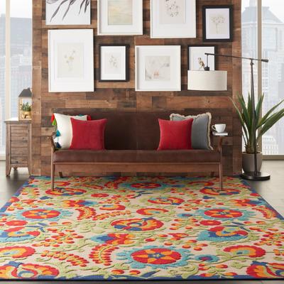 Nourison Aloha Indoor/Outdoor Floral Area Rug