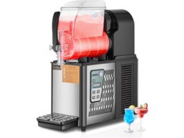 Machine à boissons glacées - VEVOR - XRJ4LX1 - 4 L - Acier inoxydable - 15 réglages