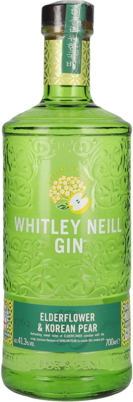 Whitley Neill Gin Whitley Neill ELDERFLOWER & KOREAN PEAR GIN 41,3% Vol. 0,7l