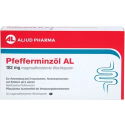 Pfefferminzöl Al 182 mg Magensaftr.weichkapseln 30 ST
