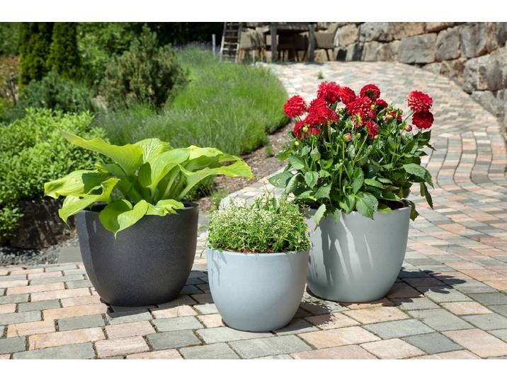 Vase à plantes 60/066 Ø 46cm Gris/Gris