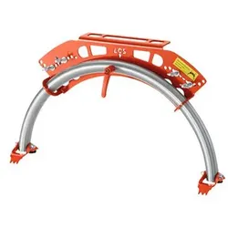Sicherungsläufer, Edelstahl + Alu, mit Karabiner