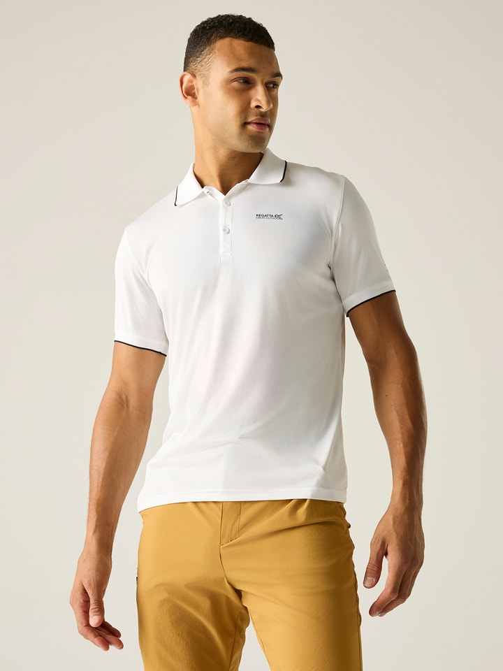 Regatta Funktionspoloshirt "Remex II" in Weiß - S