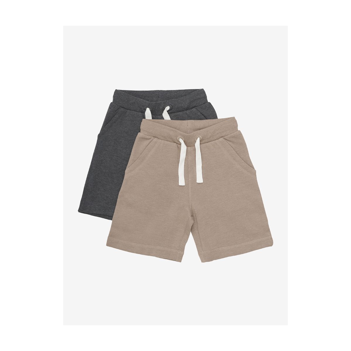 Minymo Basic 53 -sweat Short (2-pack) fossil (2563) 92 5553-2563-92