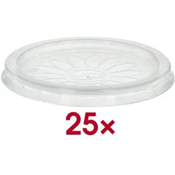 Papstar 25er-Pack Deckel »To Go« Ø 11,5 cm transparent transparent