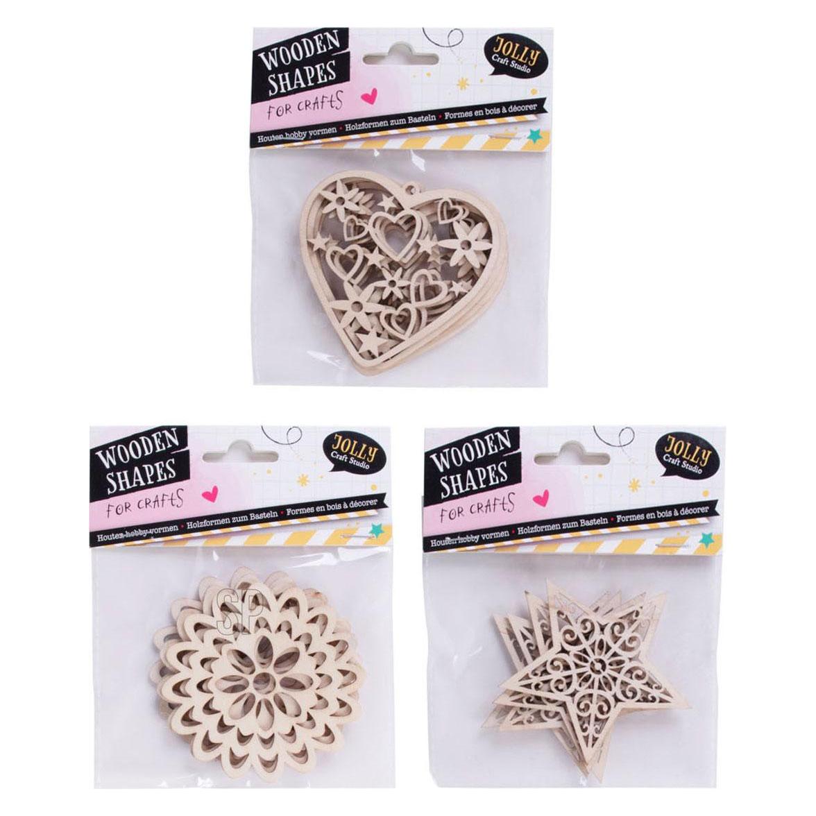 Holzformen Hobby-Set, 4-tlg. (4 Stk.) (39198061)