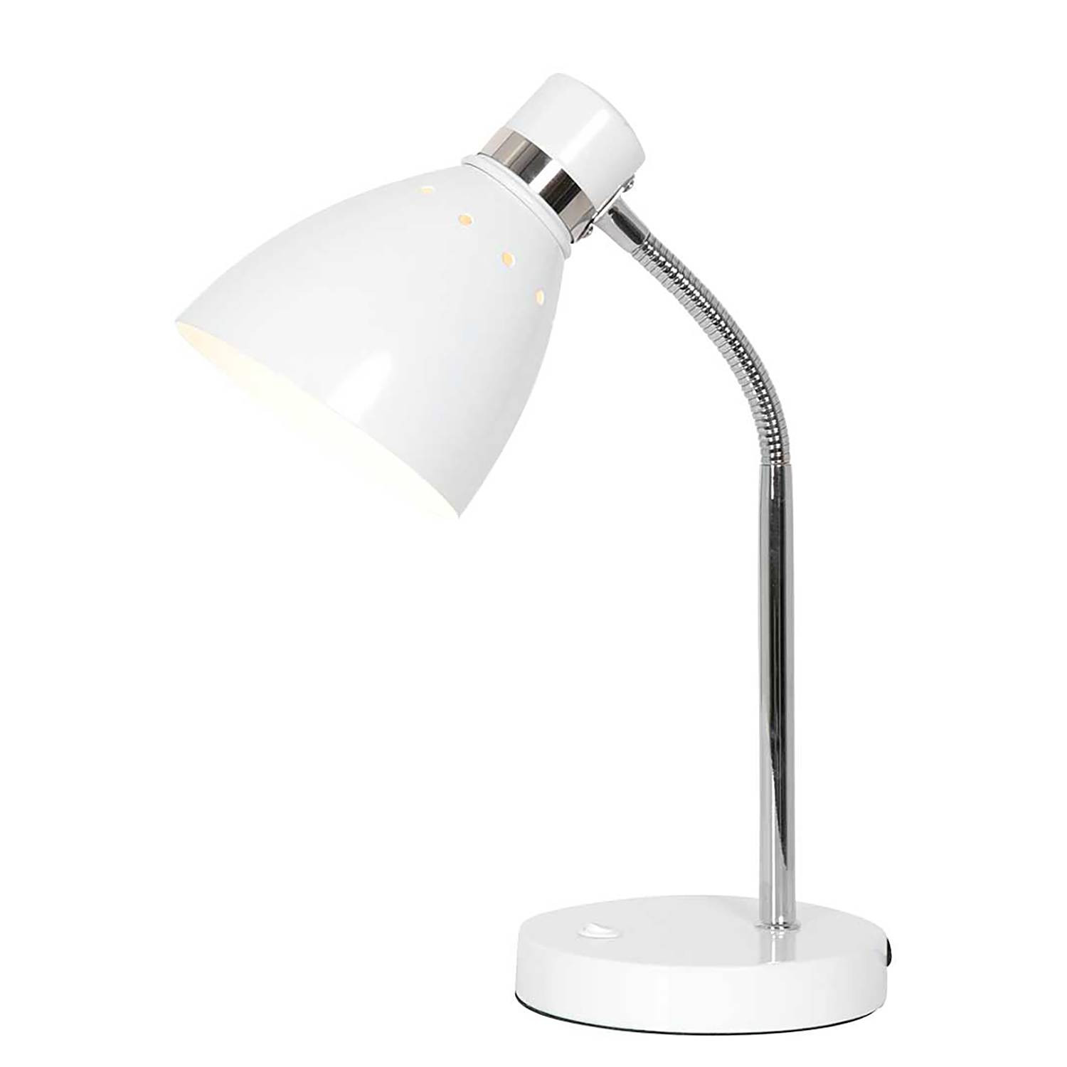 Steinhauer Tafellamp Spring Wit B/D/H: 14 x 33 x 14 cm E27