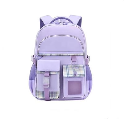 Neue Art von leichtem Rucksack Grundschul Mädchen Rucksack große Kapazität Rückenprotektor Großhandels wasserdicht