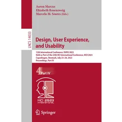 Design, User Experience, and Usability, Fachbücher