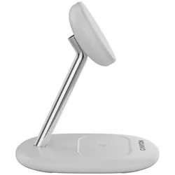 Canyon Wireless charger wireless charger WCS-205 15W Qi2 2in1 White (15 W), Wireless Charger, Weiss