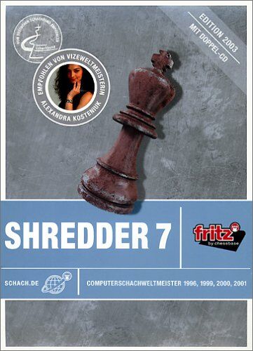 ChessBase - PC Schachprogramm Shredder 7 - Preis vom 30.09.2026 22:30:23 h