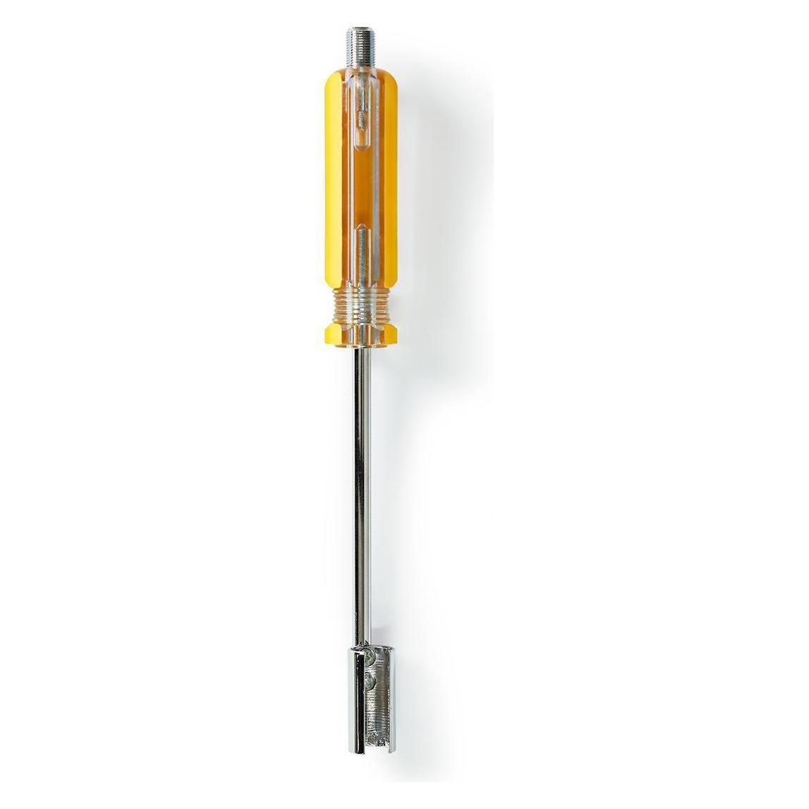 Nedis Schraubendreher F-Stecker Stahl Transparent/Gelb (CSGG49550YE)