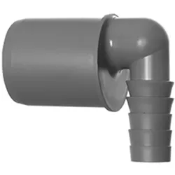Abflussrohr Übergang Schlauchwinkel DN 40, Airfit, für Schläuche ø 19-21 mm