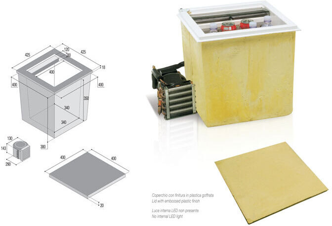 Vitrifrigo MiniBar a compressore TL40 iP