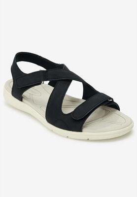 Women's The Anouk Sandal by Comfortview in Black (Size 9 M)