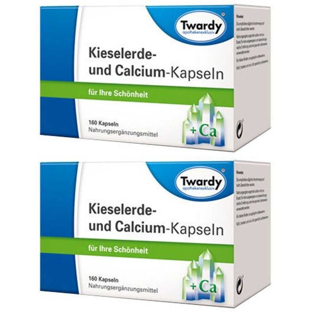 Kieselerde+Calcium Kapseln 2x 2x160 St