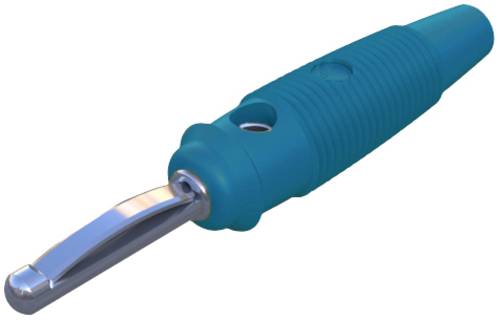 Hirschmann Test & Measurement VQ 20 Bananenstecker Stecker, gerade Stift-Ø: 4mm Blau