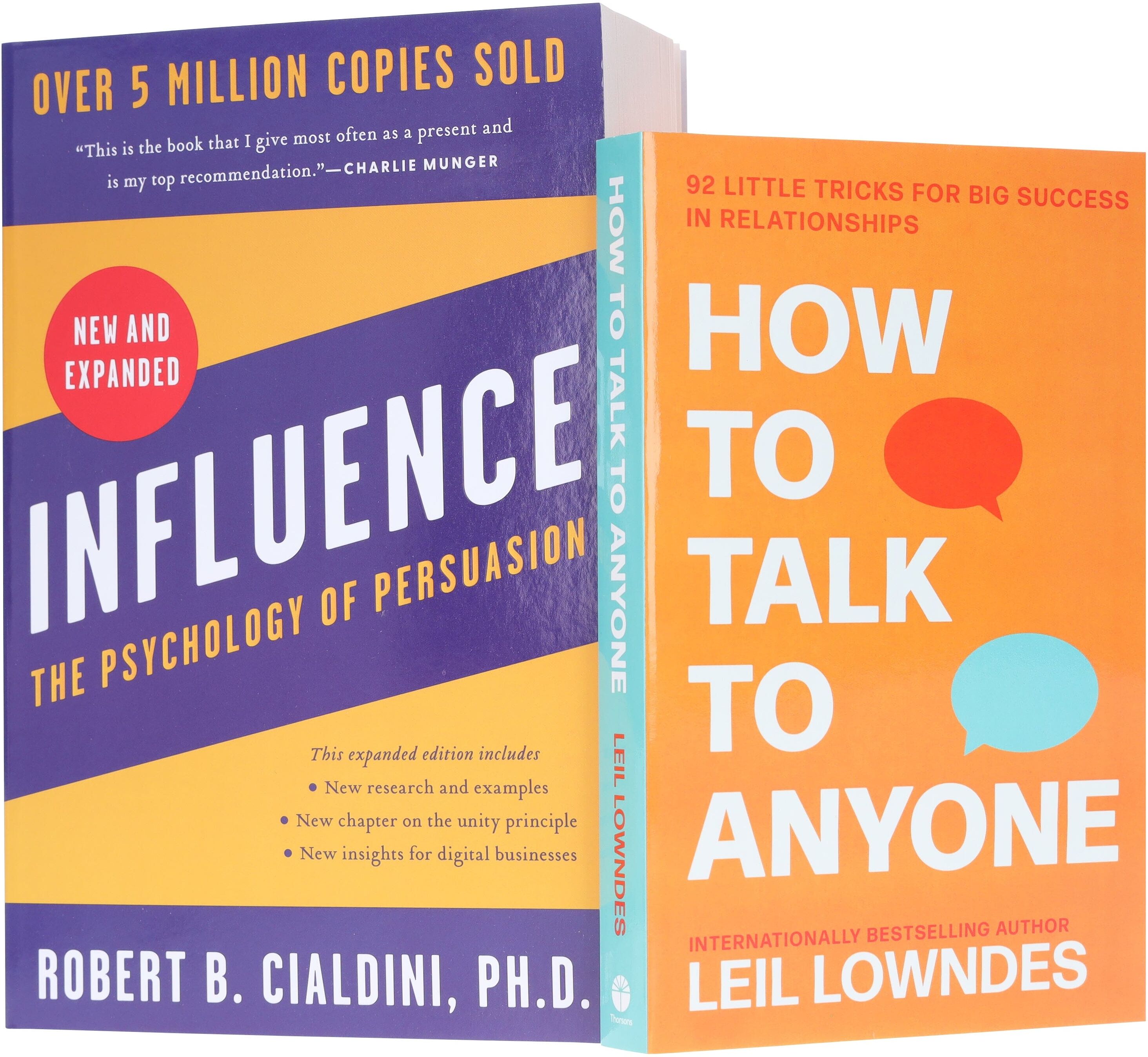 Influence & How to Talk to Anyone: 2 Books Collection Set - Non Fiction – Paperback HarperCollins Publishers
